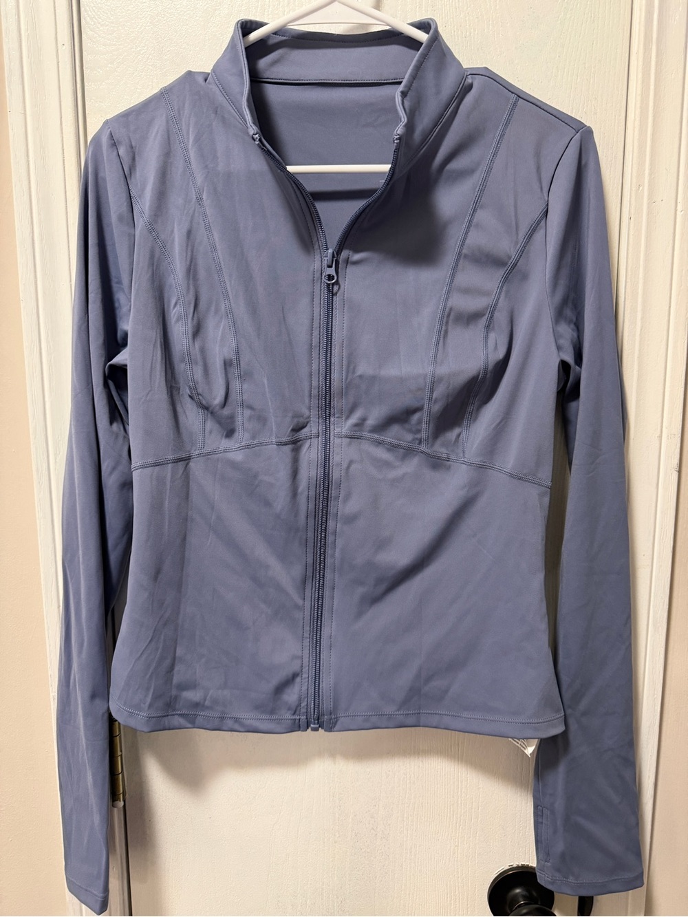 HALARA Dusty Blue Full-Zip athletic Jacket